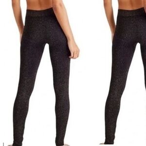 NWOT FP intimately Gold Lurex Leggings Sz Xs/ S